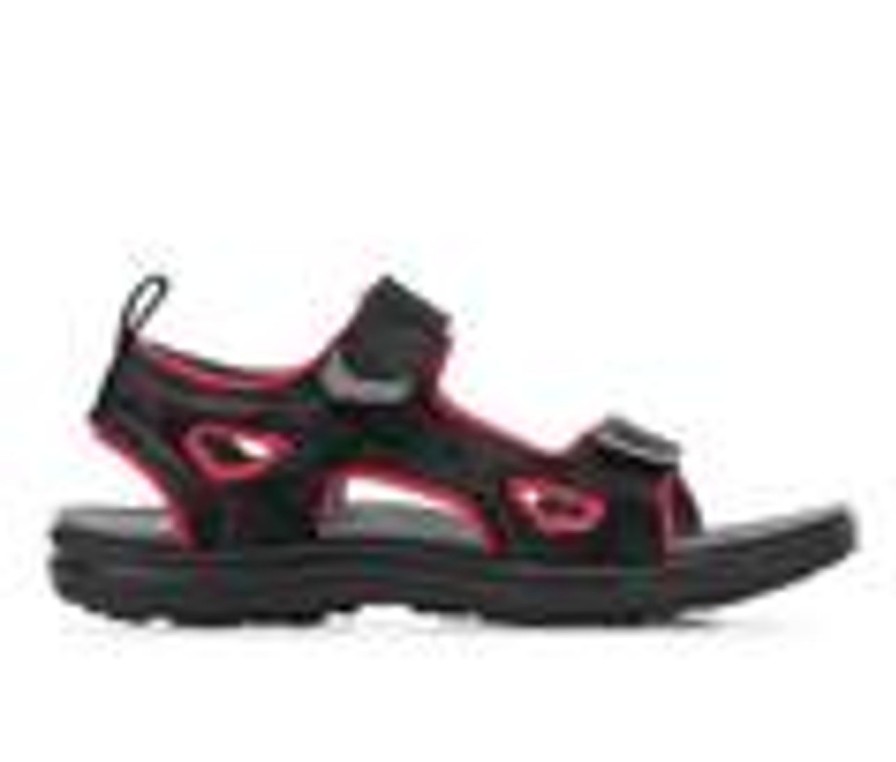 Kids Northside Sandals | Boys' Northside Little Kid & Big Kid Riverside Lite Sandals Black/Red