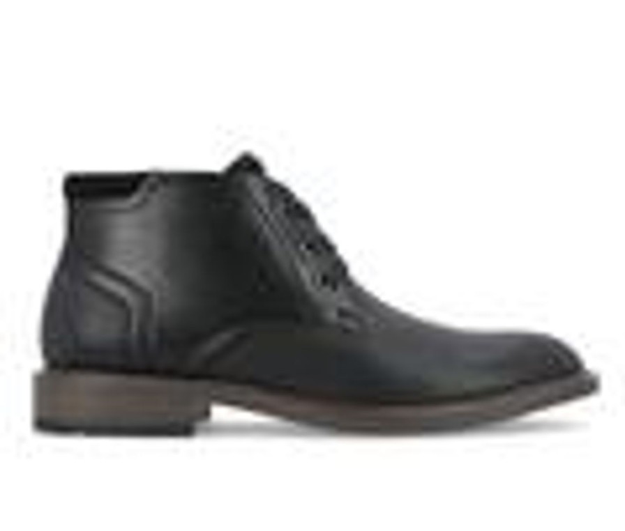 Men Vance Co. Boots | Men'S Vance Co. Vaughn Chukka Dress Boots Black