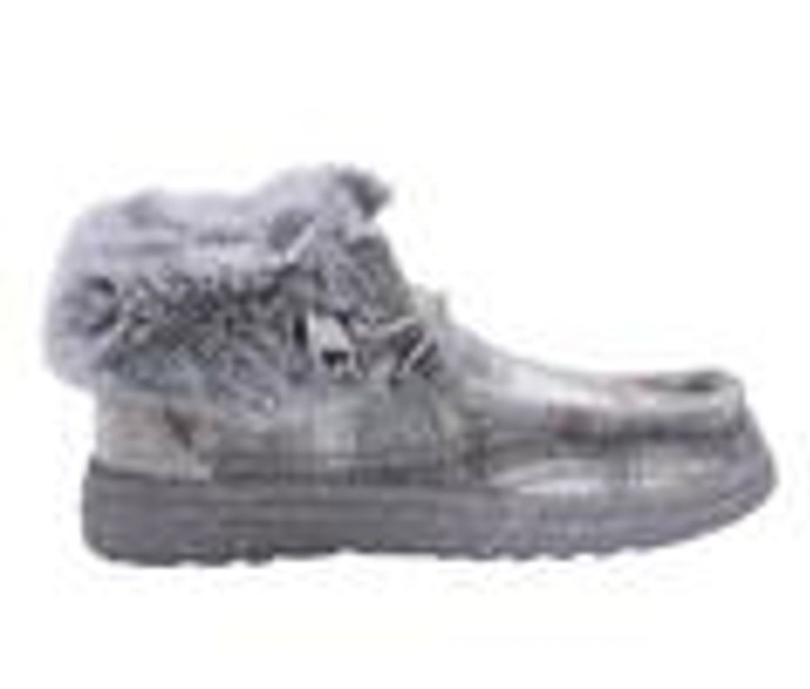 Kids Lamo Footwear Casual | Girls' Lamo Footwear Little Kid & Big Kid Cassidy 11-4 Shoes Grey Plaid