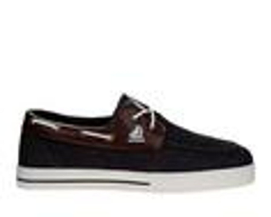 Men Sail Boat Shoes | Men'S Sail Yacht Boat Shoes Black/Brown