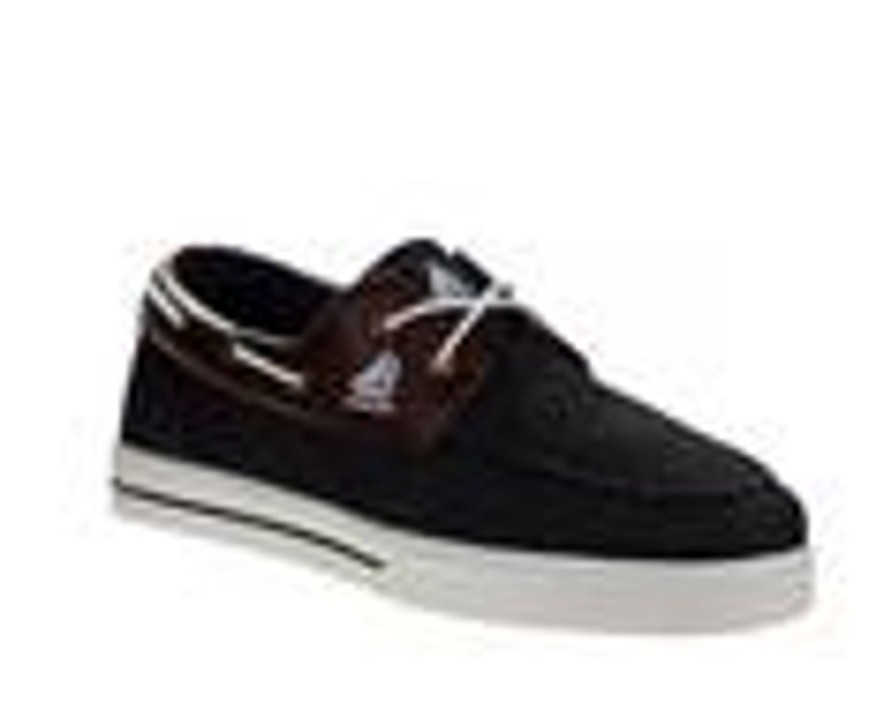 Men Sail Boat Shoes | Men'S Sail Yacht Boat Shoes Black/Brown