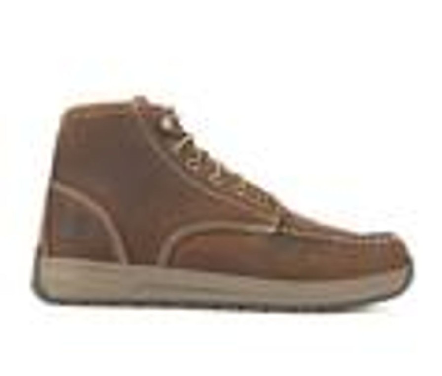 Men Carhartt Soft Toe | Men'S Carhartt Cmx4023 Soft Toe Work Boots Dark Bison