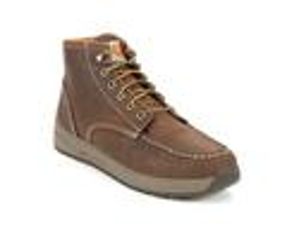 Men Carhartt Soft Toe | Men'S Carhartt Cmx4023 Soft Toe Work Boots Dark Bison