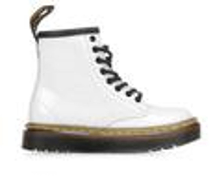 Kids Dr. Martens Boots | Girls' Dr. Martens Toddler Zavala Patent Boots White