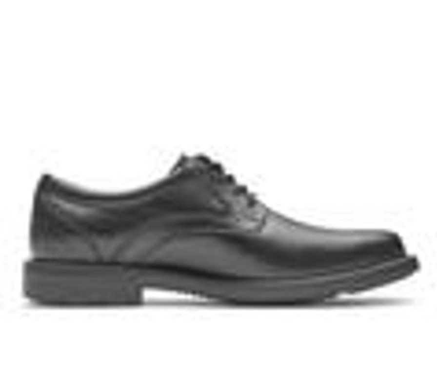 Men Rockport Oxfords | Men'S Rockport Style Leader 2 Plain Dress Shoes Black