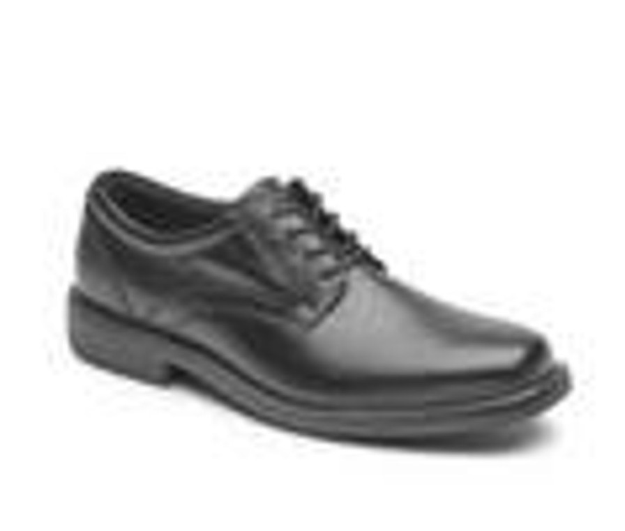 Men Rockport Oxfords | Men'S Rockport Style Leader 2 Plain Dress Shoes Black