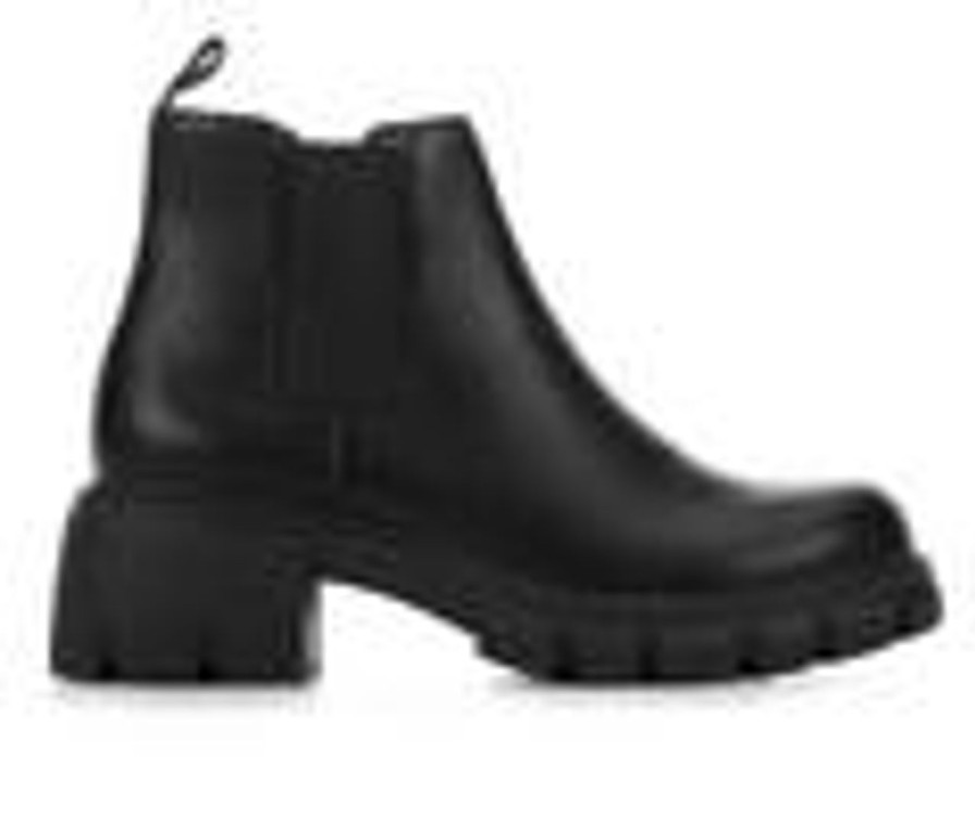 Kids Soda Boots | Girls' Soda Little Kid & Big Kid Pioneer Lugged Heel Boots Black