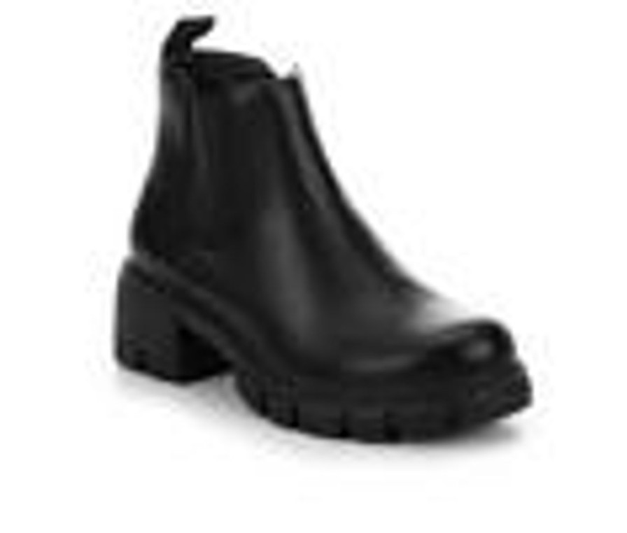 Kids Soda Boots | Girls' Soda Little Kid & Big Kid Pioneer Lugged Heel Boots Black