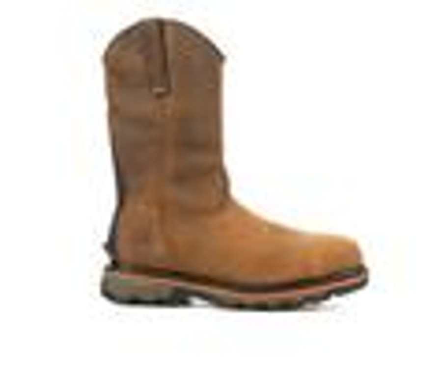 Men Timberland Pro Electric Hazard | Men'S Timberland Pro True Grit A24Bh Work Boots Brown