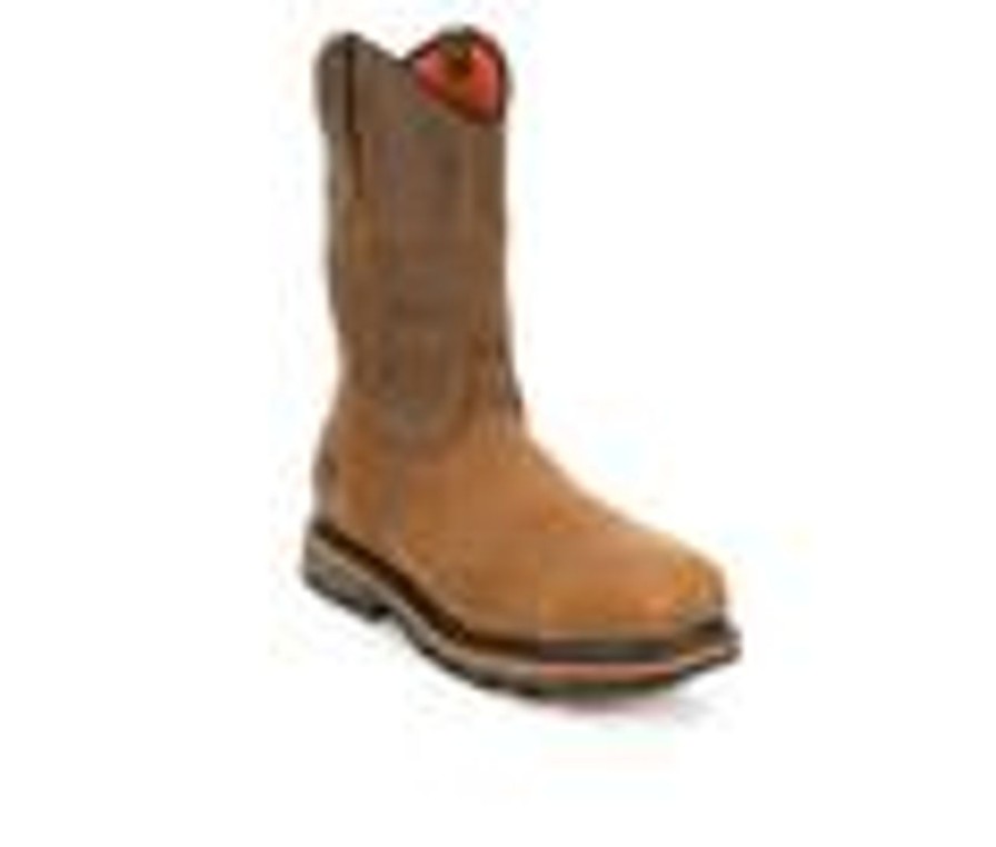 Men Timberland Pro Electric Hazard | Men'S Timberland Pro True Grit A24Bh Work Boots Brown