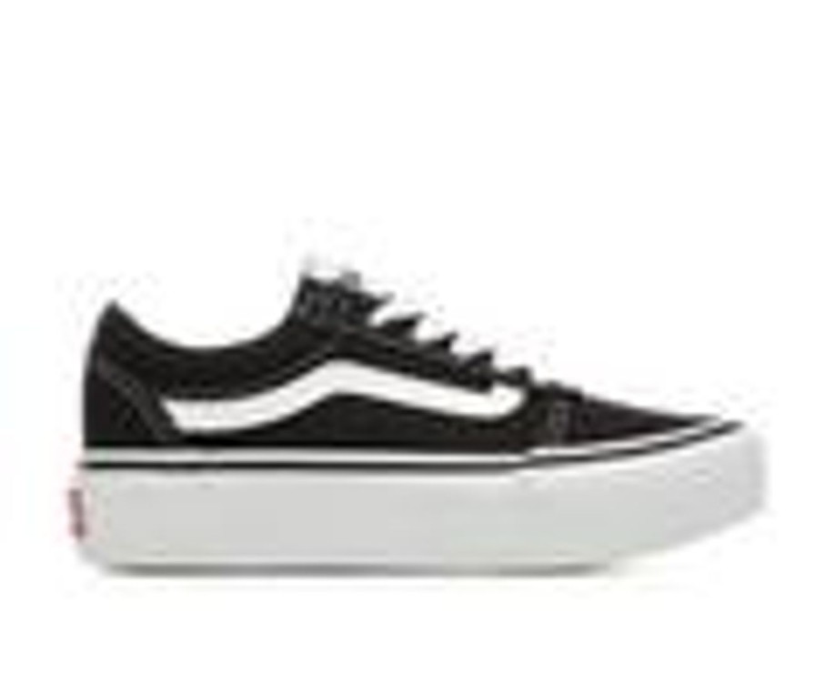 Kids Vans Athletics & Sneakers | Girls' Vans Little Kid & Big Kid Ward Platform Sneakers Black/White