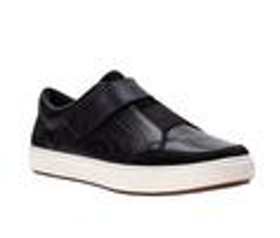 Men Propet Oxfords | Men'S Propet Kade Slip-On Shoes Black