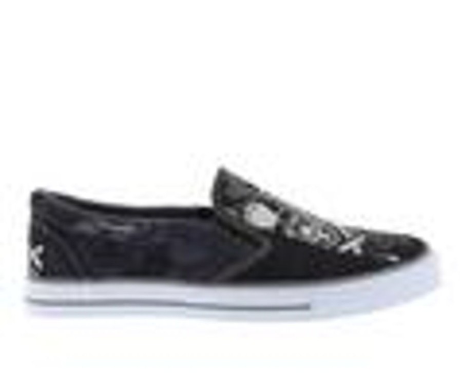 Men Ed Hardy Slip-Ons | Men'S Ed Hardy Vance Slip-On Sneakers Black