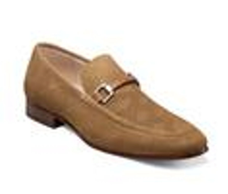 Men Stacy Adams Loafers | Men'S Stacy Adams Wydell Dress Loafers Tan Suede