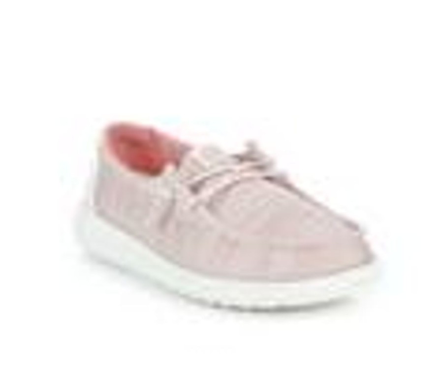 Kids HEYDUDE Casual | Kids' Heydude Little Kid & Big Kid Wendy Youth Sport Mesh Shoes Light Pink