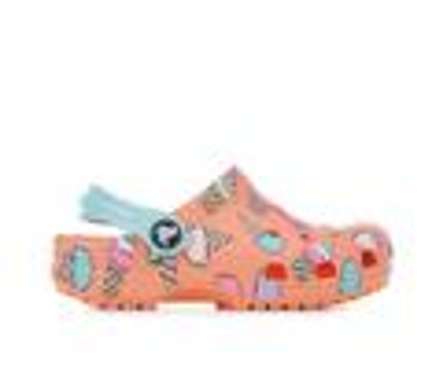 Kids Crocs Sandals | Kids' Crocs Toddler Classic Pool Party Clogs Papaya