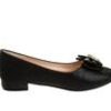 Kids Badgley Mischka Dress | Girls' Badgley Mischka Delicate Flair 11-5 Dress Shoes Black Shimmer