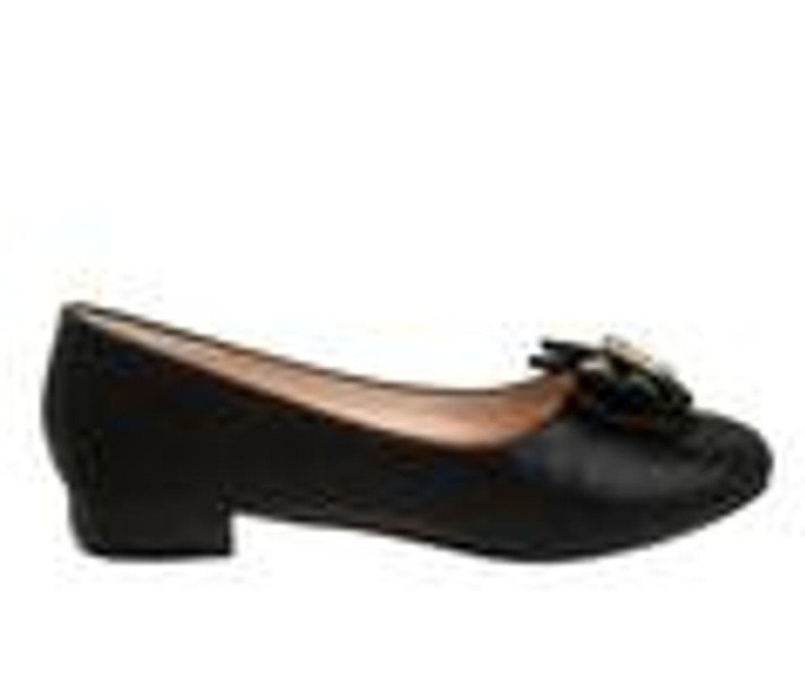 Kids Badgley Mischka Dress | Girls' Badgley Mischka Delicate Flair 11-5 Dress Shoes Black Shimmer