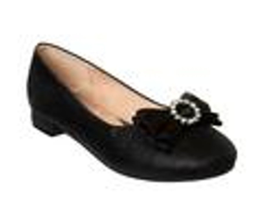 Kids Badgley Mischka Dress | Girls' Badgley Mischka Delicate Flair 11-5 Dress Shoes Black Shimmer