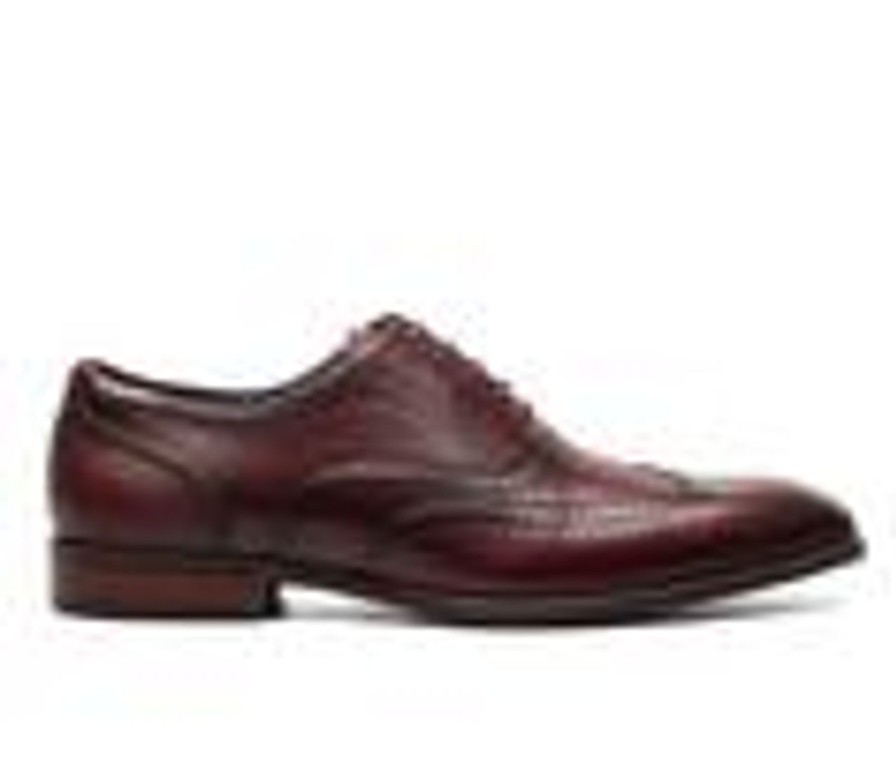 Men Stacy Adams Oxfords | Men'S Stacy Adams Kaine Dress Oxfords Burgundy