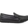 Men Stone Canyon Loafers | Men'S Stone Canyon Driver Slip-On Shoes Black