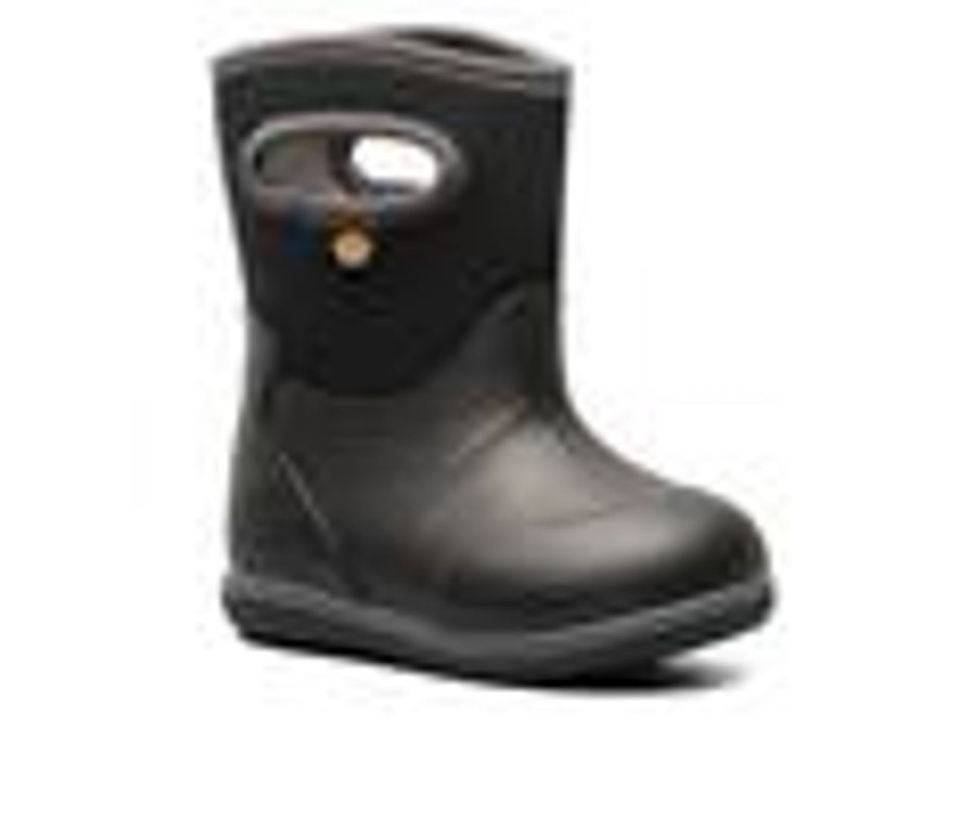 Kids Bogs Footwear Boots | Boys' Bogs Footwear Todller Baby Bogs Classic Rain Boots Black