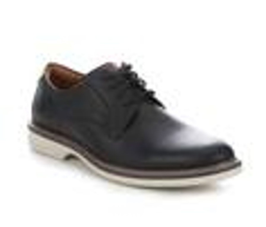 Men Florsheim Oxfords | Men'S Florsheim Norwalk Plain Toe Oxfords Black Ch