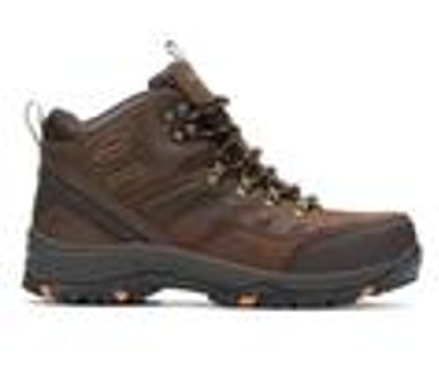 Men Skechers Soft Toe | Men'S Skechers Traven Hiking Boots Crazy Horse