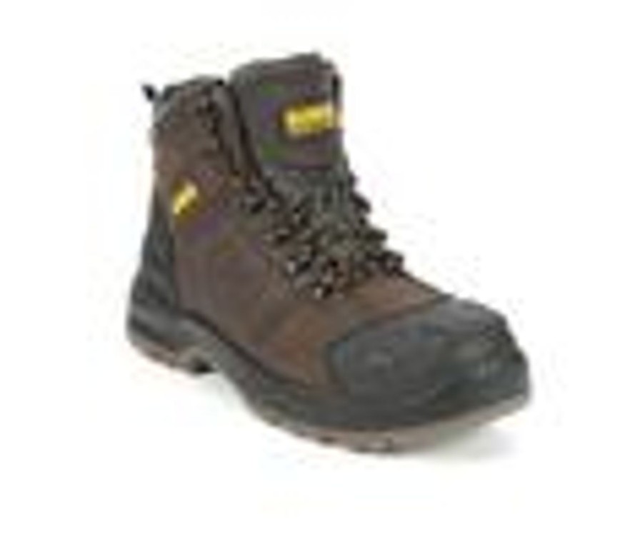 Men DeWALT Waterproof | Men'S Dewalt Hadley Mid Steel Toe Work Boots Brown