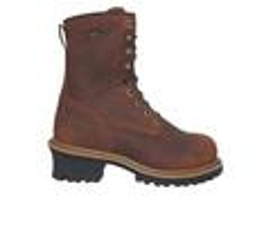 Men Irish Setter by Red Wing Waterproof | Men'S Irish Setter By Red Wing Mesabi 83834 Steel Toe Work Boots Brown