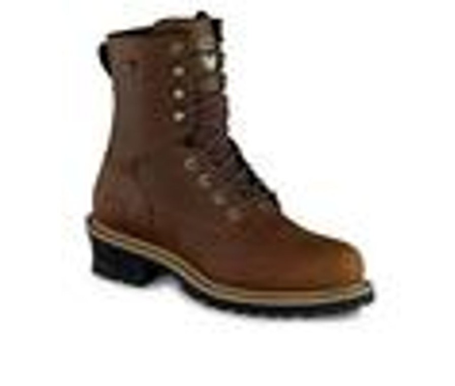 Men Irish Setter by Red Wing Waterproof | Men'S Irish Setter By Red Wing Mesabi 83834 Steel Toe Work Boots Brown