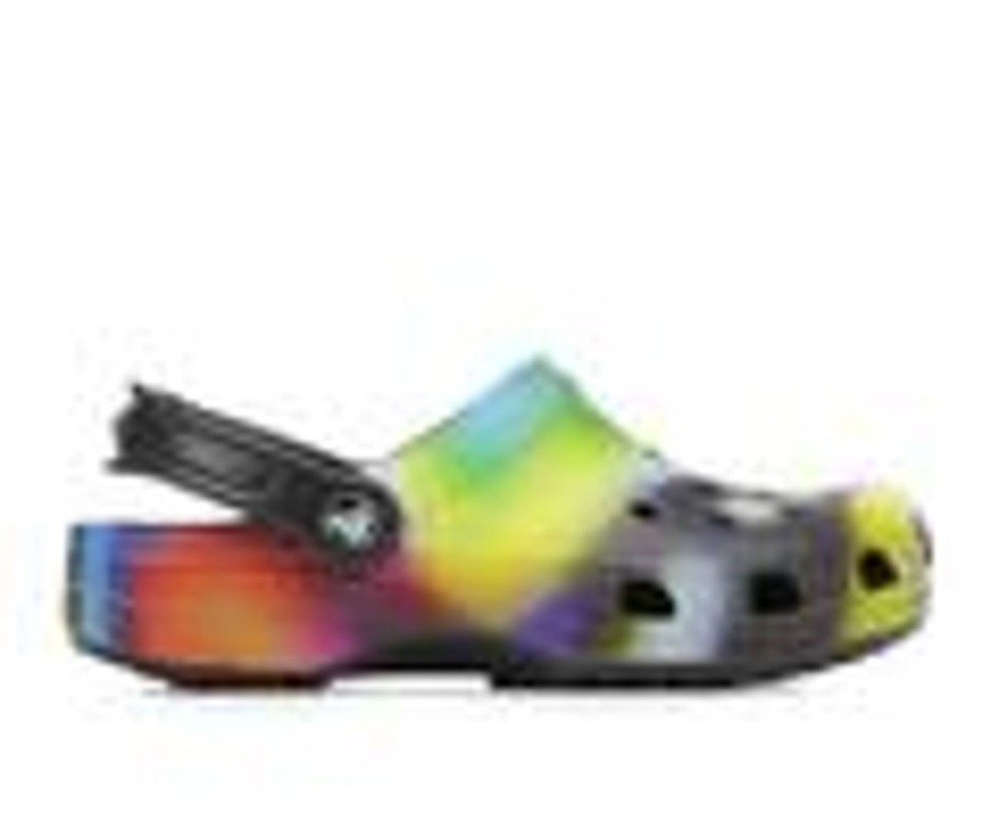 Kids Crocs Sandals | Kids' Crocs Little Kid & Big Kid Classic Solarized Clogs Black/Multi