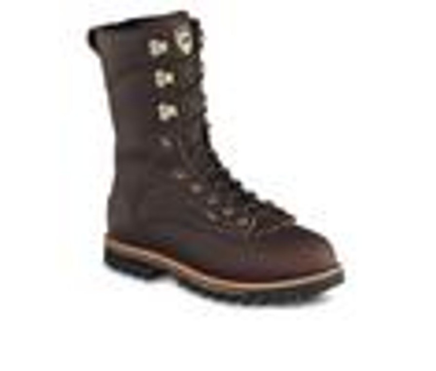 Men Irish Setter by Red Wing Soft Toe | Men'S Irish Setter By Red Wing Elktracker 860 Insulated Boots Brown