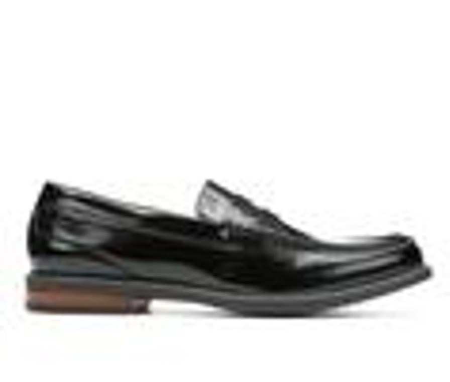 Men Nunn Bush Loafers | Men'S Nunn Bush Colter Slip-On Dress Loafers Black