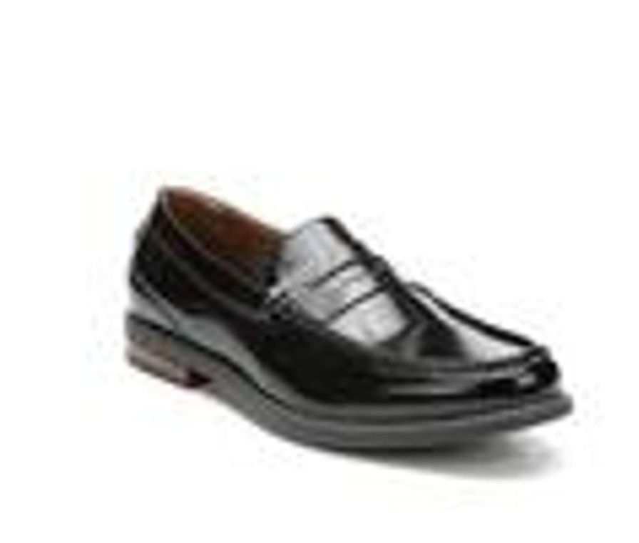 Men Nunn Bush Loafers | Men'S Nunn Bush Colter Slip-On Dress Loafers Black