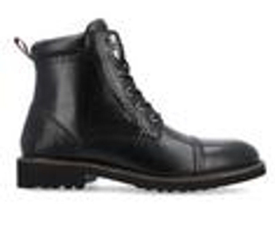 Men Thomas u0026 Vine Boots | Men'S Thomas & Vine Tyrus Cap Toe Dress Boots Black