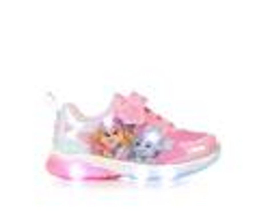 Kids Nickelodeon Casual | Girls' Nickelodeon Toddler & Little Kid Paw Patrol 17 Light-Up Sneakers Pink/Teal