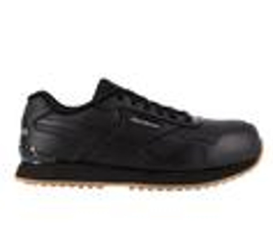 Men REEBOK WORK Electric Hazard | Men'S Reebok Work Harman Slip-Resistant Work Shoes Black