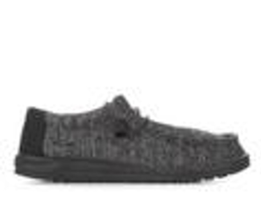 Men HEYDUDE Loafers And Slip-Ons | Men'S Heydude Wally Sox Casual Shoes Carbon