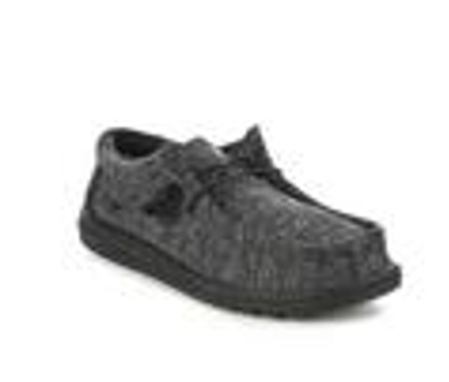 Men HEYDUDE Loafers And Slip-Ons | Men'S Heydude Wally Sox Casual Shoes Carbon