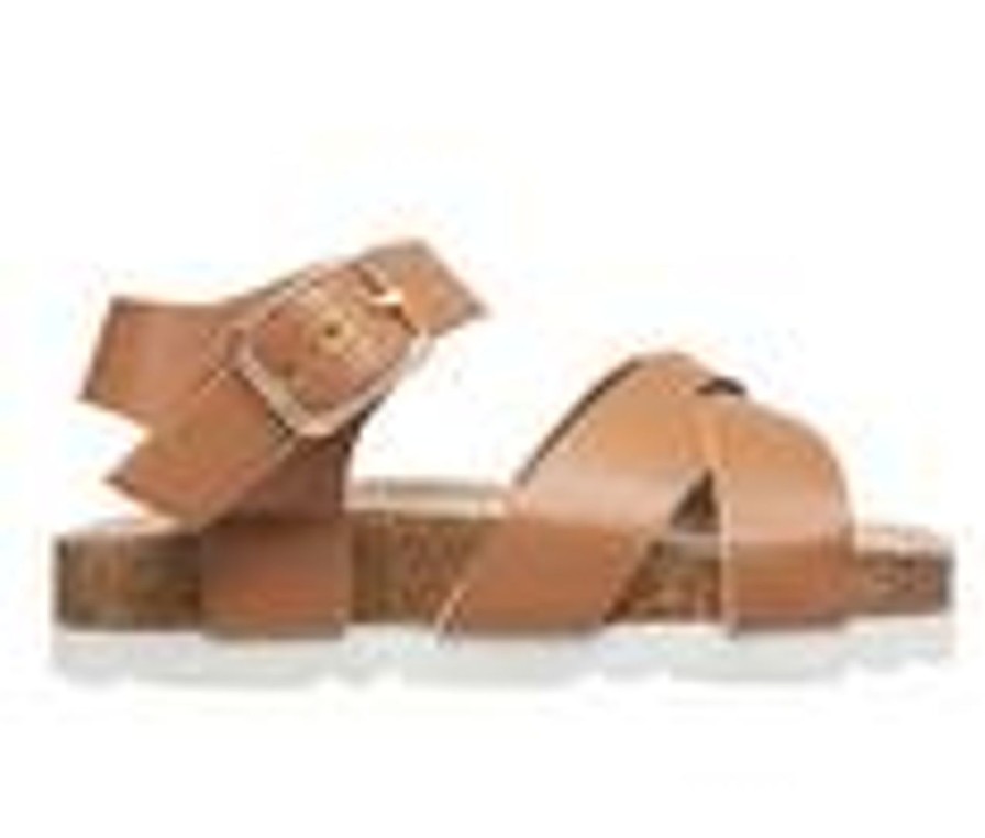 Kids Lucky Brand Sandals | Girls' Lucky Brand Toddler Kiara Sandals Cognac