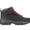 Men Columbia Winter And Snow Boots | Men'S Columbia Newton Ridge Plus Ii Waterproof Omni Winter Boots Black/Red