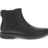 Men Dockers Boots | Men'S Dockers Townsend Slip Resistant Chelsea Boots Black