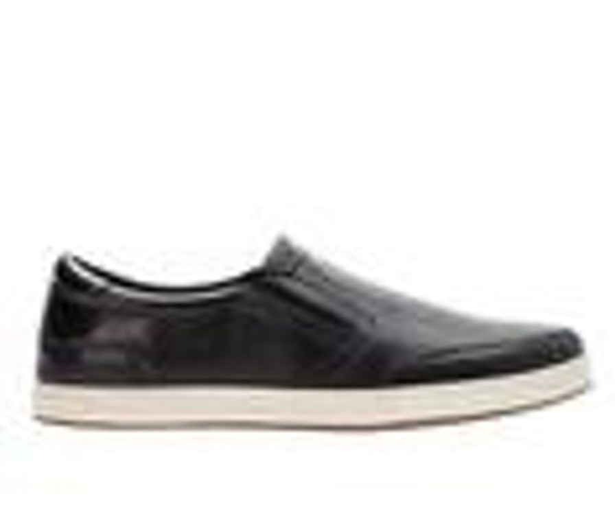 Men Propet Slip-Ons | Men'S Propet Logan Slip-On Shoes Black