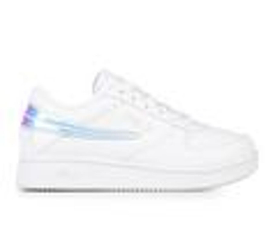 Kids Fila Athletics & Sneakers | Girls' Fila A-Low Iridescent 10.5-7 Sneakers Wht/Iridescent