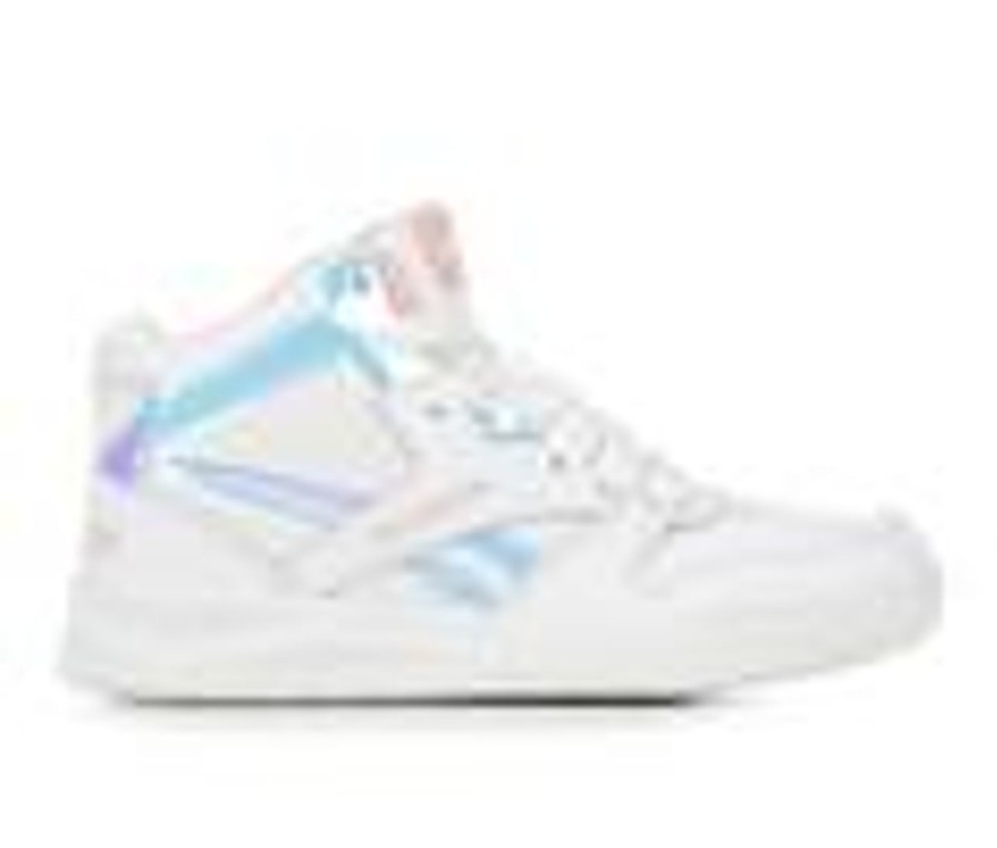 Kids Reebok Athletics & Sneakers | Girls' Reebok Little Kid & Big Kid Bb4500 Court Sneakers Wht/Pink Glow