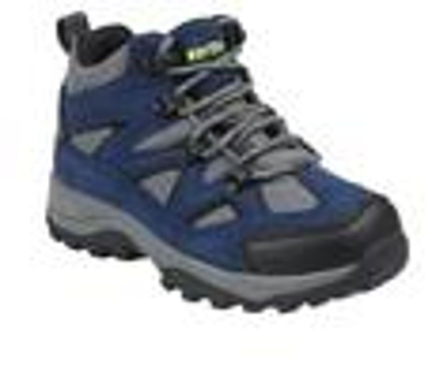 Kids Northside Boots | Boys' Northside Big Kid Snohomish Jr. Hiking Boots Navy/Volt