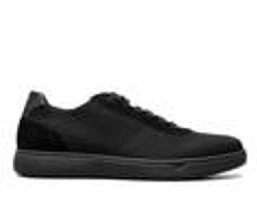 Men Florsheim Oxfords | Men'S Florsheim Heist 6-Eye Sneakers Black