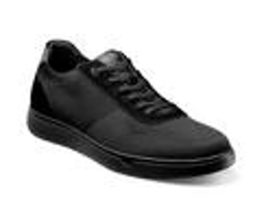 Men Florsheim Oxfords | Men'S Florsheim Heist 6-Eye Sneakers Black