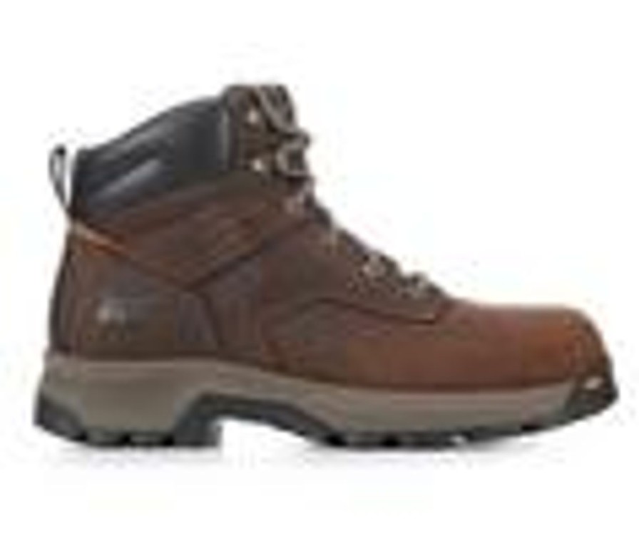 Men Timberland Pro Composite And Alloy Toe | Men'S Timberland Pro Titan Ev Comp Toe A5Nf6 Work Boots Brown